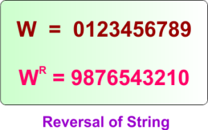 Theory of Automata - Reversal of String