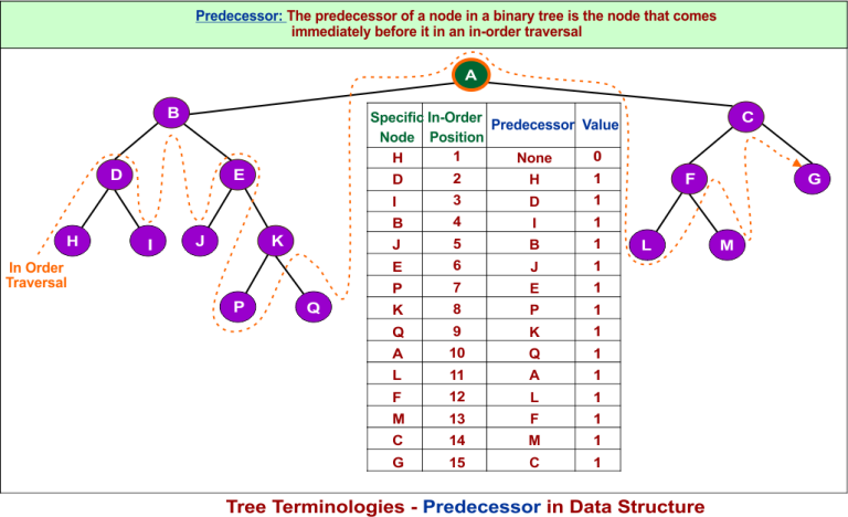 Tree Predecessor Basic Tree Terminologies In Data Structure » CS Taleem