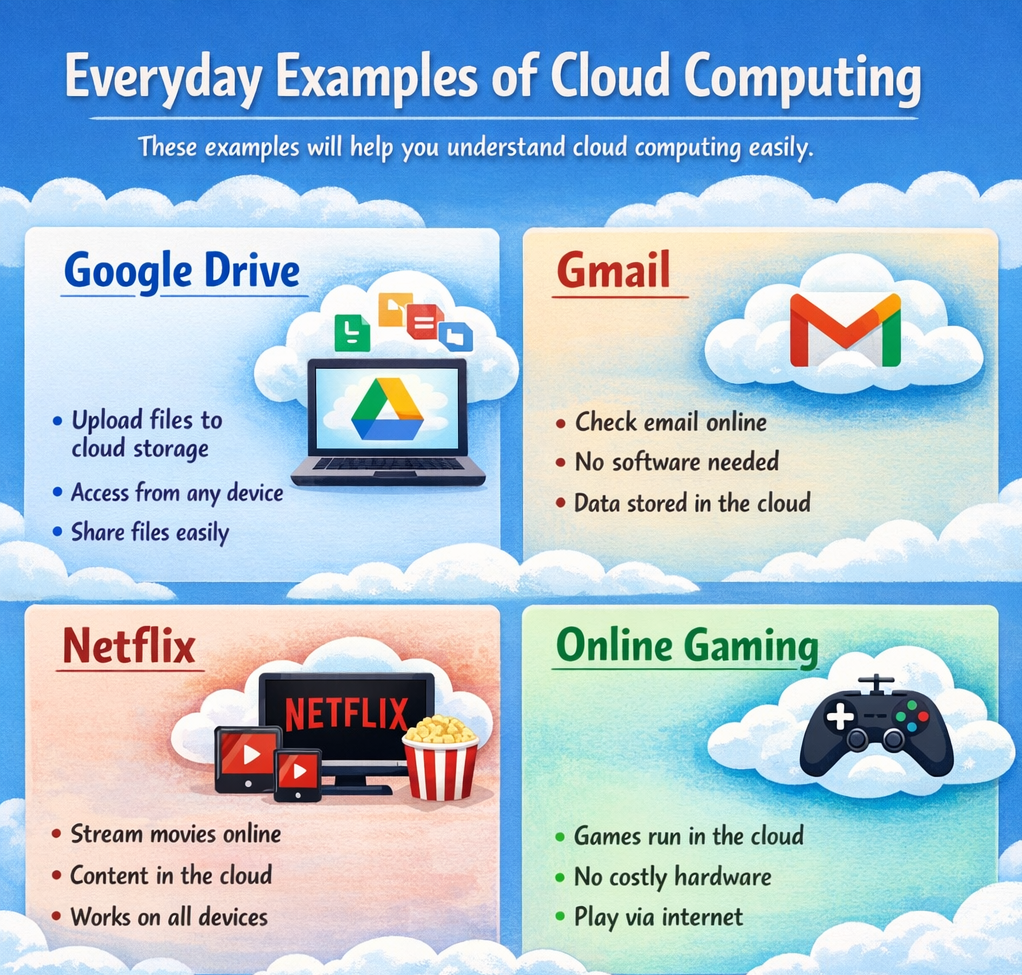 Everyday Examples of Cloud Computing
