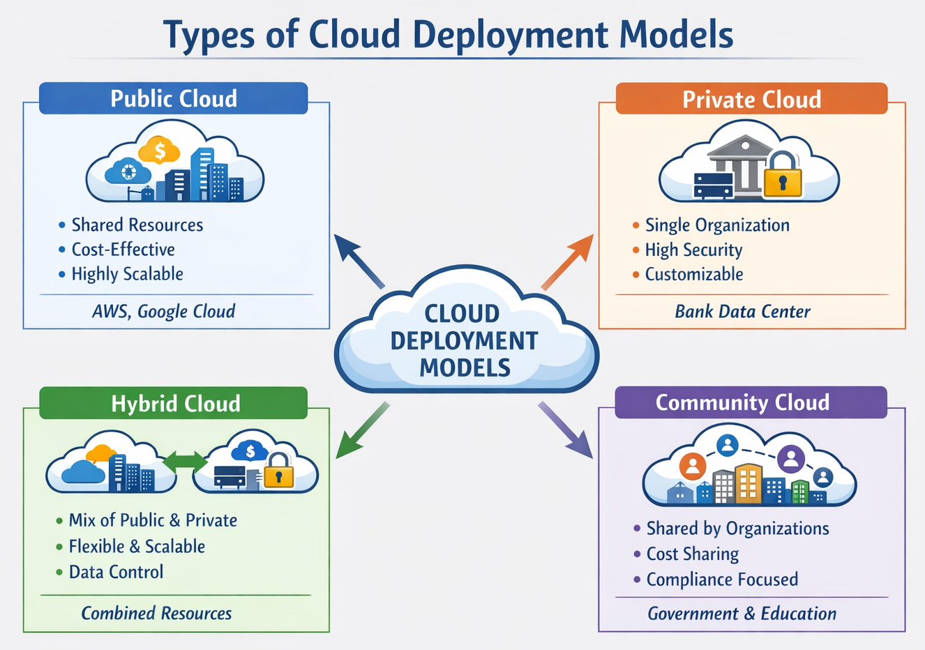 Types of Cloud Deployment Models Explained