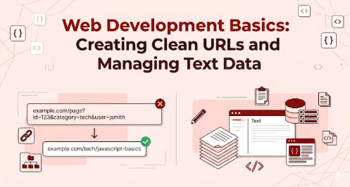 Web Development Basics Creating Clean URLs and Managing Text Data