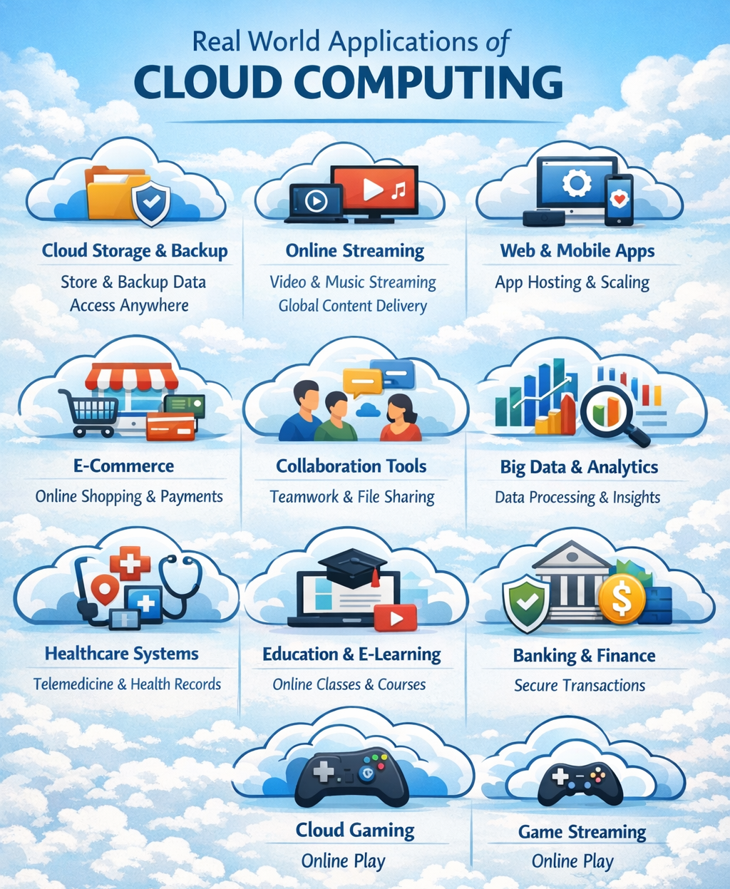 Applications of cloud computing explained