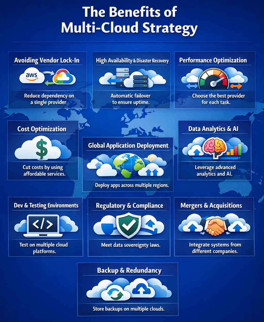 Benefits of a multi-cloud strategy