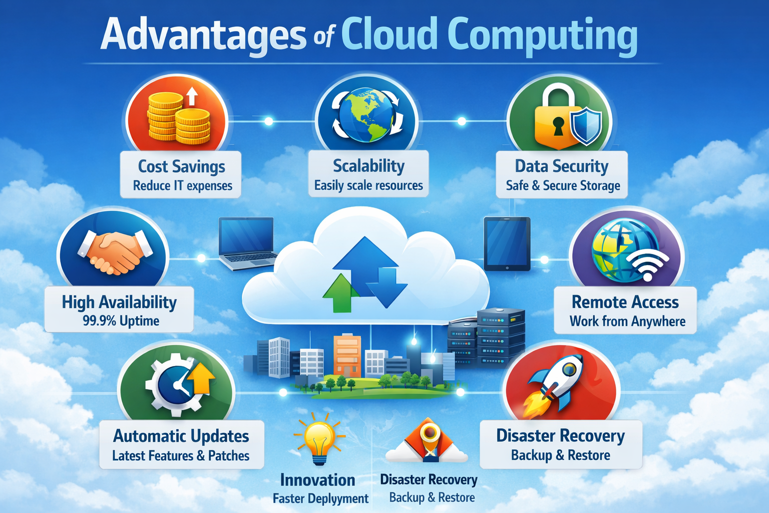 Cloud computing benefits