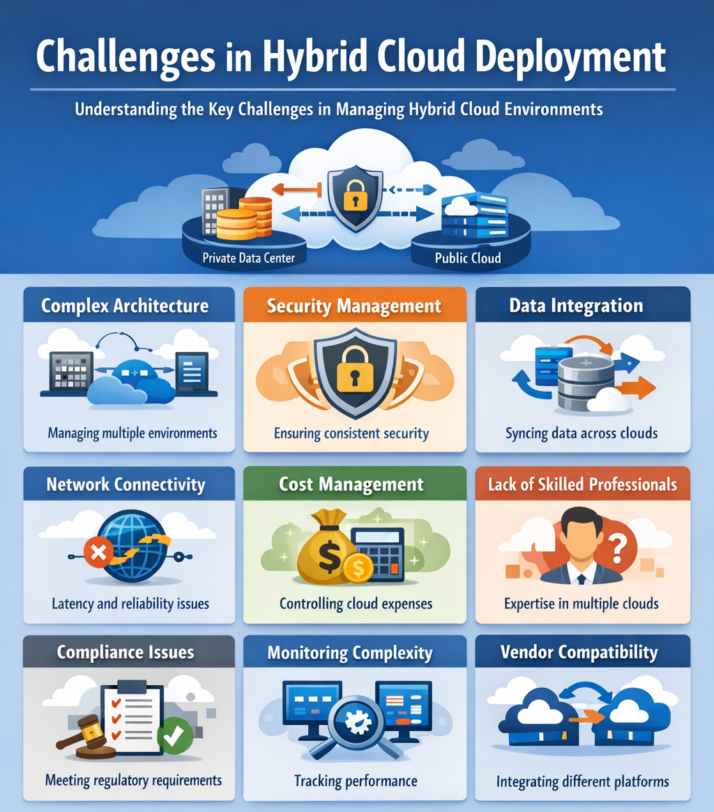 Hybrid cloud deployment challenges explained