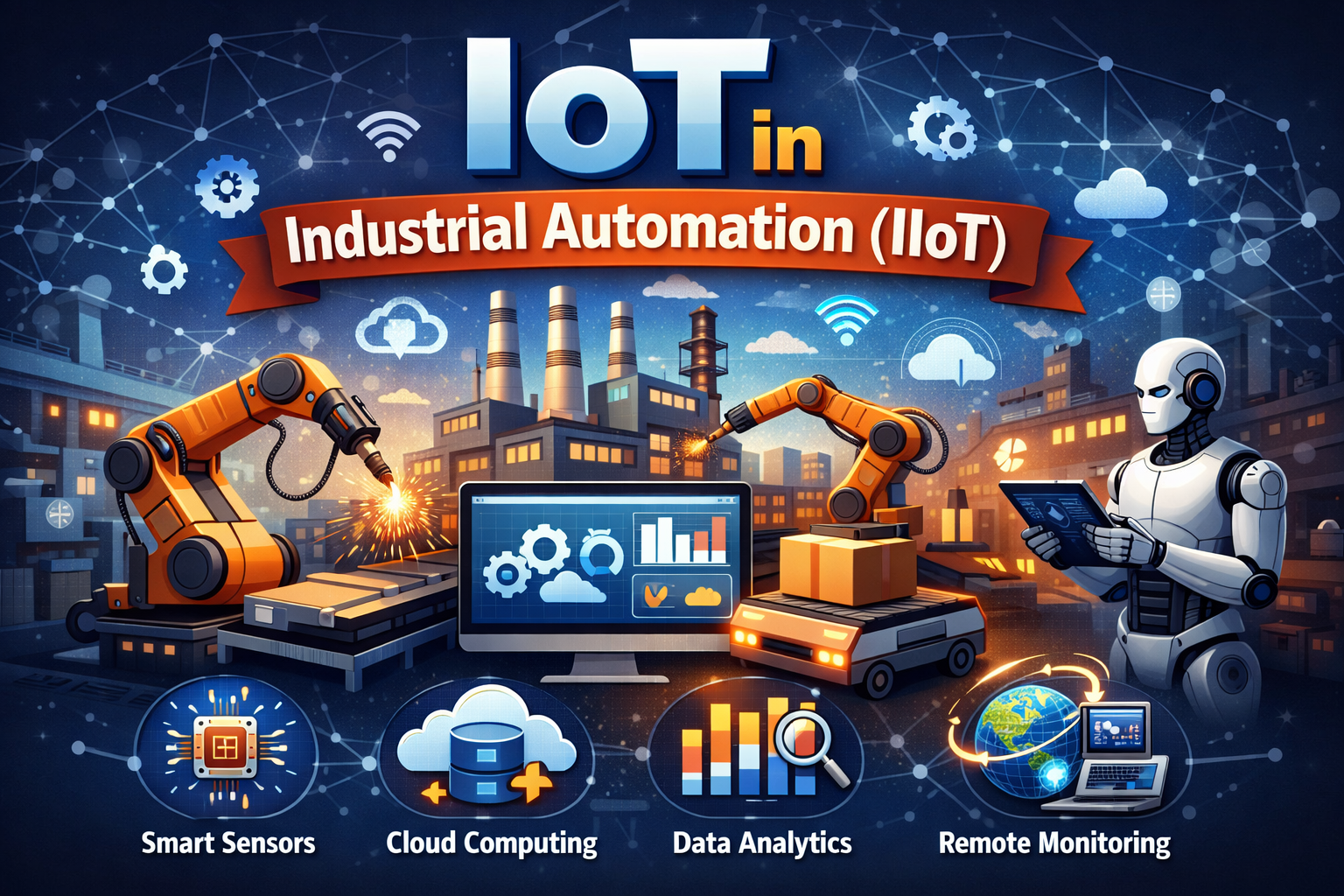 Industrial automation powered by IoT