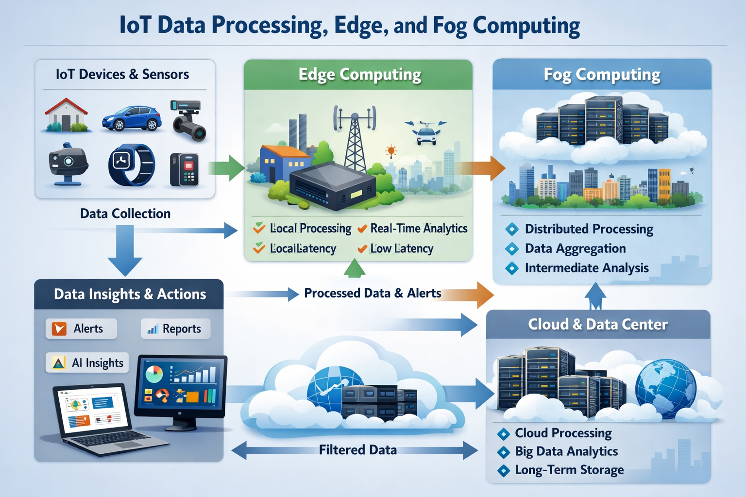 IoT Data Processing, Edge, and Fog Computing