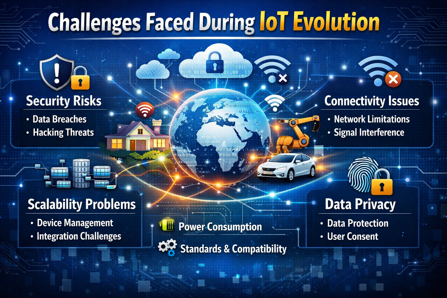 IoT evolution challenges and risks