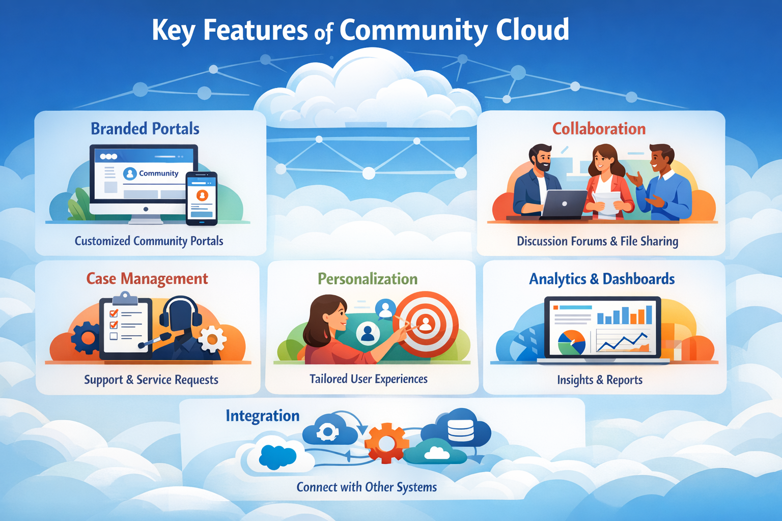 Key features of community cloud