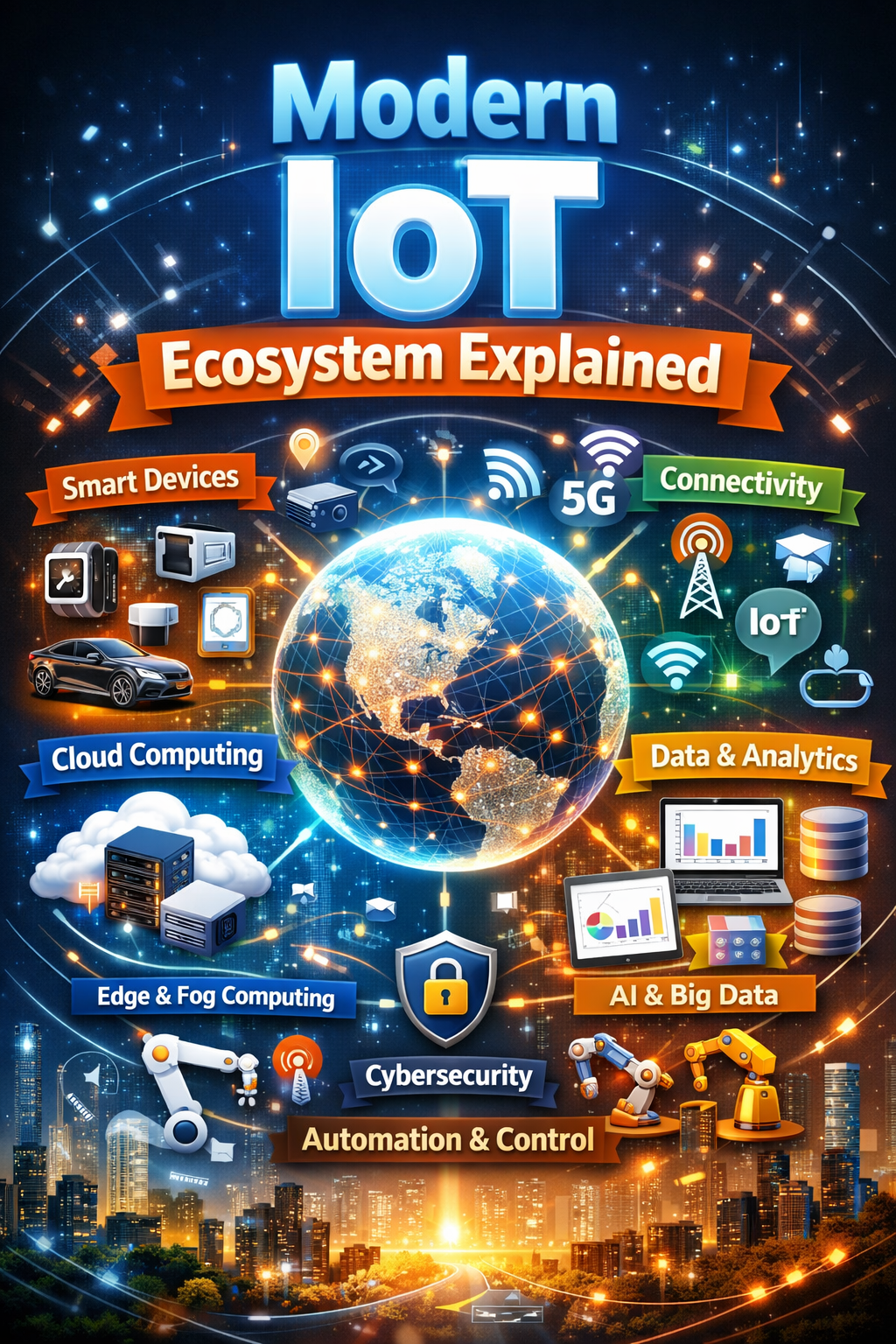 Modern IoT ecosystem overview