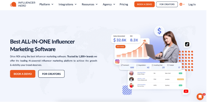 1.Influencer Hero